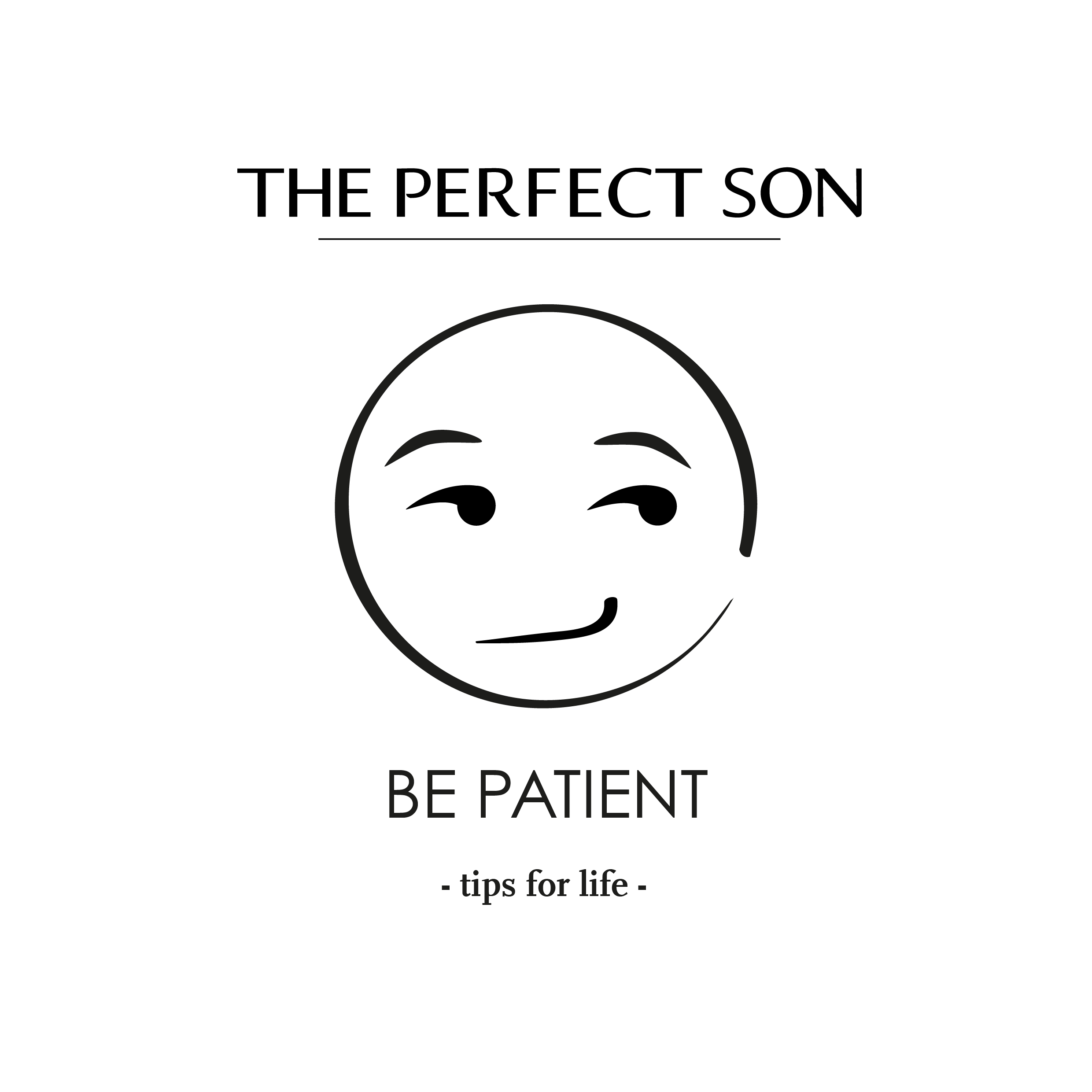 Se paciente serás mas feliz, el emoticono the perfect son